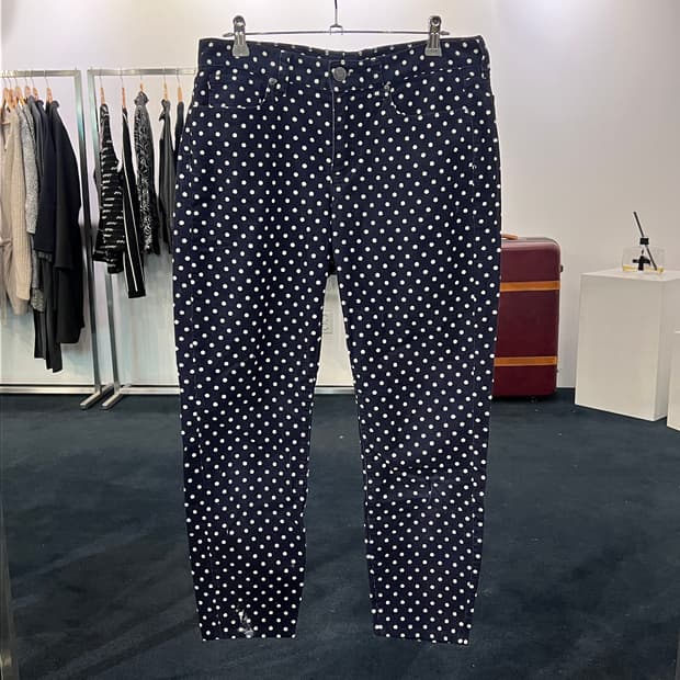 [31] 제이크루 폴카도트 코듀로이 팬츠 네이비 