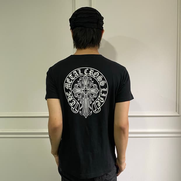  Back Cross Print Tee