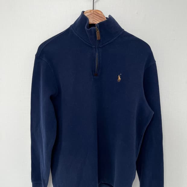 [m] 폴로 랄프로렌 반집업 코튼 네이비