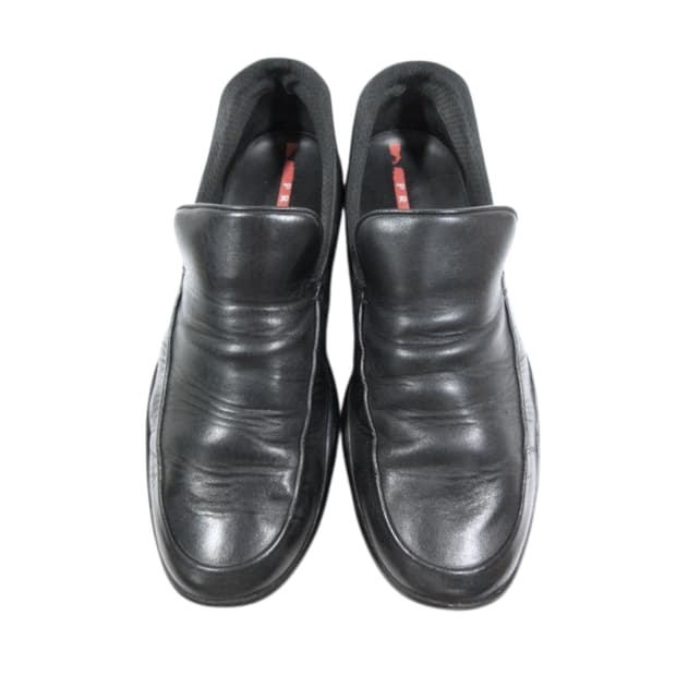 프라다 스포츠 아카이브 가죽 스니커즈