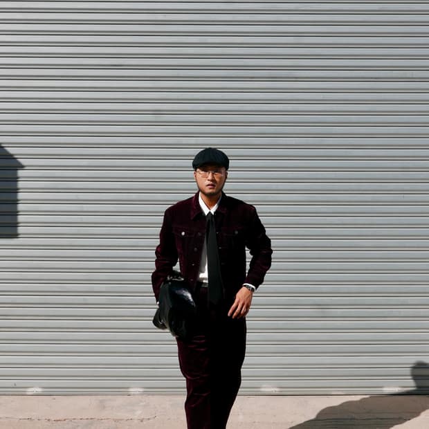 노이어 벨벳트러커 셋업 버건디