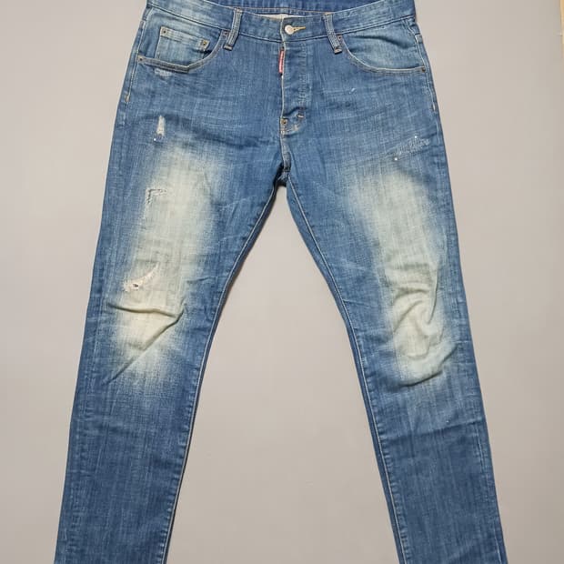 [34] 디스퀘어드2 964패치 슬림진 청바지