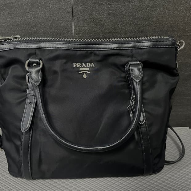 정품 프라다 리나일론 숄더 토트백 PRADA 1BA832