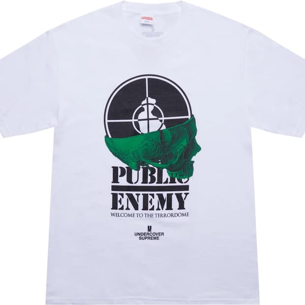 슈프림 언더커버 public enemy 반팔 티셔츠 XL