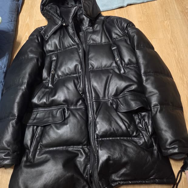 리얼 양가죽 패딩 105