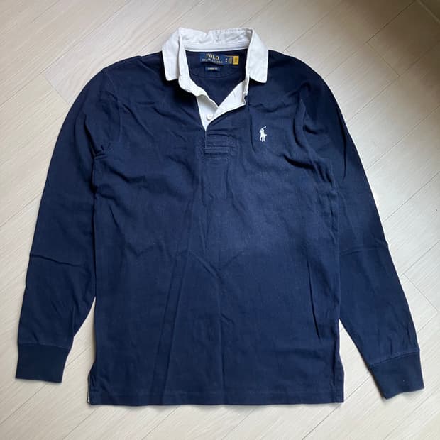 Polo Ralph Lauren 네이비 클래식핏 럭비티셔츠