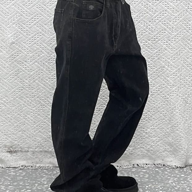 할리 데이비슨 모더레이싱 락시크 흑청 데님팬츠 C11642