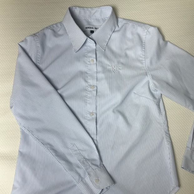 제너럴아이디어 링클프리 클래식 스트라이프 셔츠 M(실착 1회)