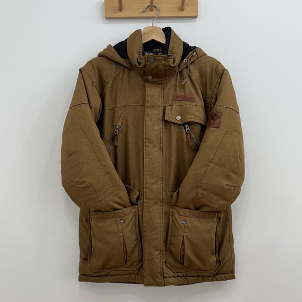 컬럼비아 덕다운 후드 야상 패딩 점퍼(네고 가능)