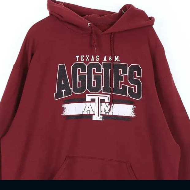 Russell 버건디 후드티