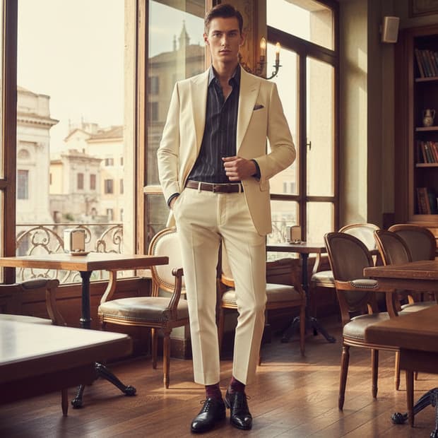 Dolce & Gabbana 돌체앤가바나 남성 스트라이프 셔츠 슬림핏