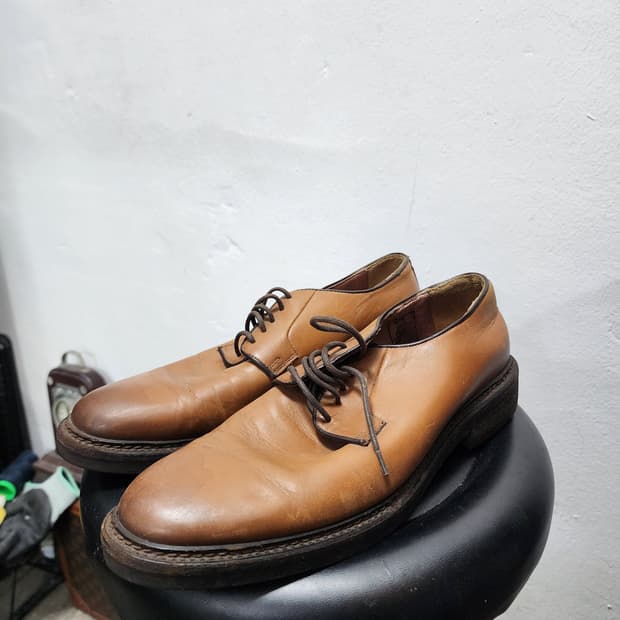 장까를로모렐리 빈티지 브라운 구두 