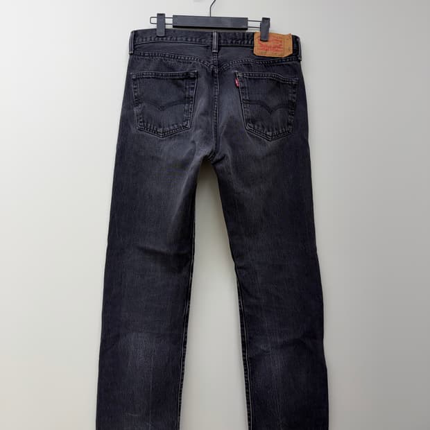 LEVI'S 501  Black Denim 리바이스 데님 흑청 바지