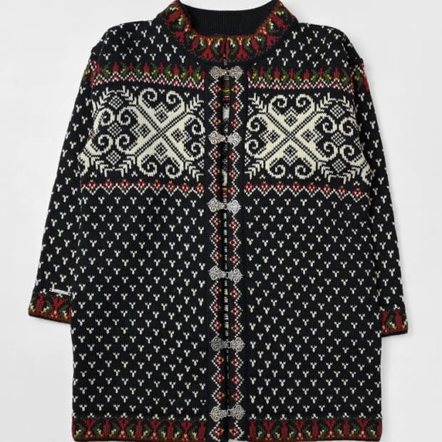 Nordstrikk 80's 보헤미안 니트 가디건 PN5644   