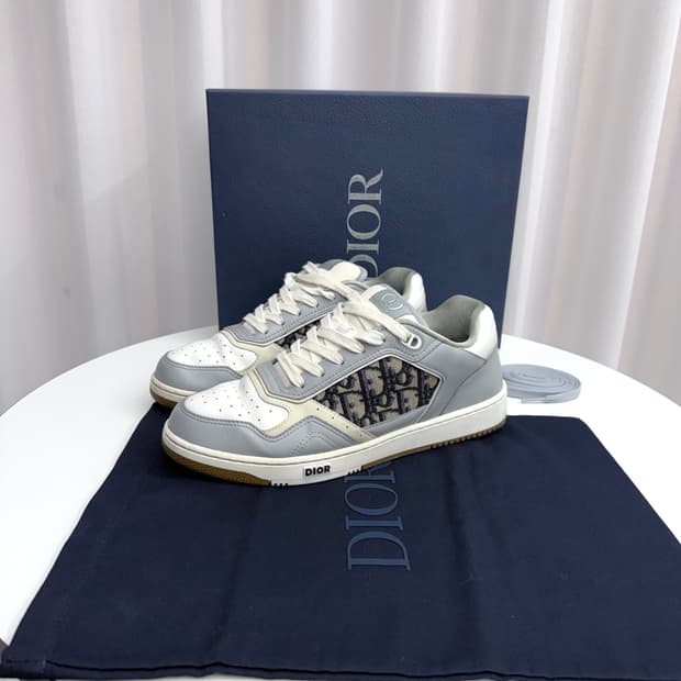 [41] 디올 b27 로우 스니커즈 그레이