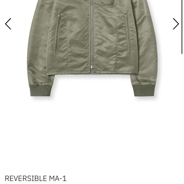 a.ta 에이타 리버서블 ma-1 S