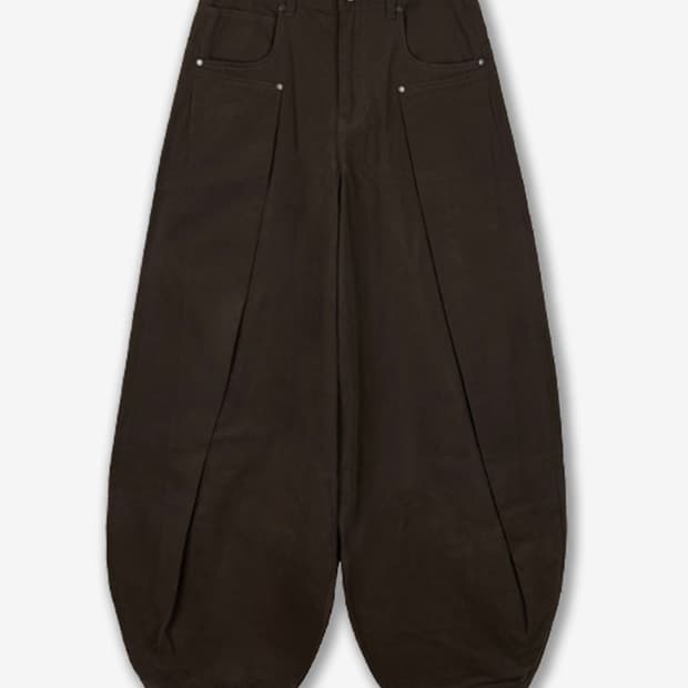 (2사이즈) IDWS 소프트 스웨이드 벌룬 팬츠