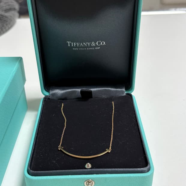 티파니앤코 스마일 목걸이 스몰사이즈