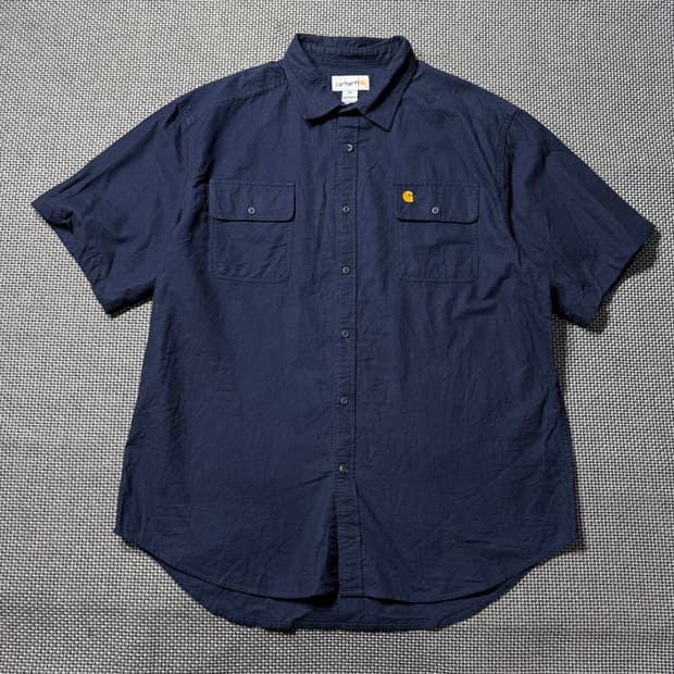 빈티지 칼하트 하프 워크셔츠 (XL/110) OLD_8719