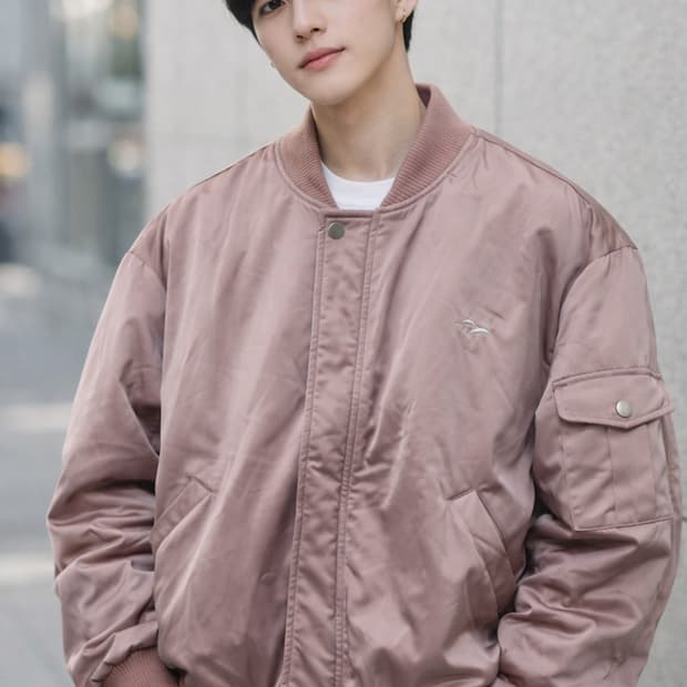 waikei 핑크 ma-1 자켓