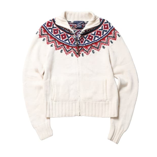 랄프로렌 Ralph Lauren Aztec Knit Cardigan