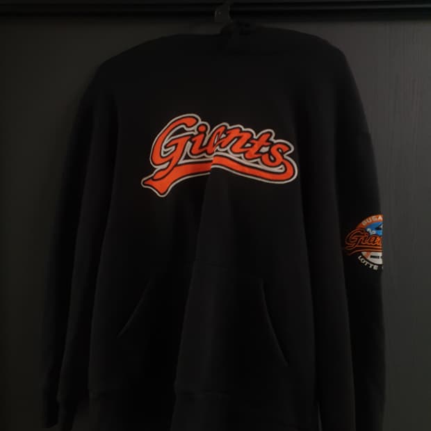 롯데자이언츠 후드티 100사이즈 팝니다