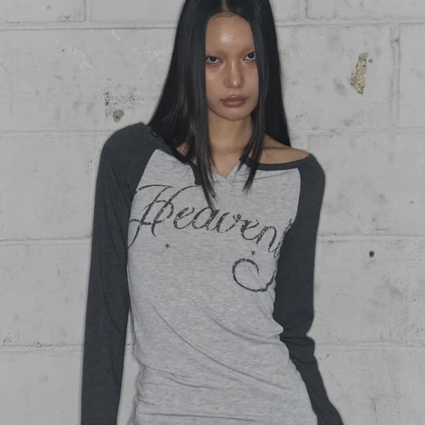 팬시클럽 헤븐리 오프숄더 롱슬리브