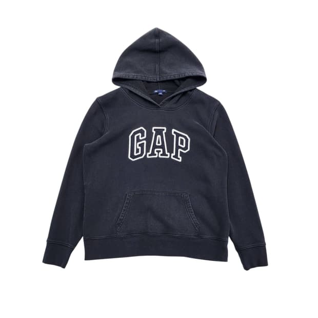 L GAP 갭 로고 후드티 네이비