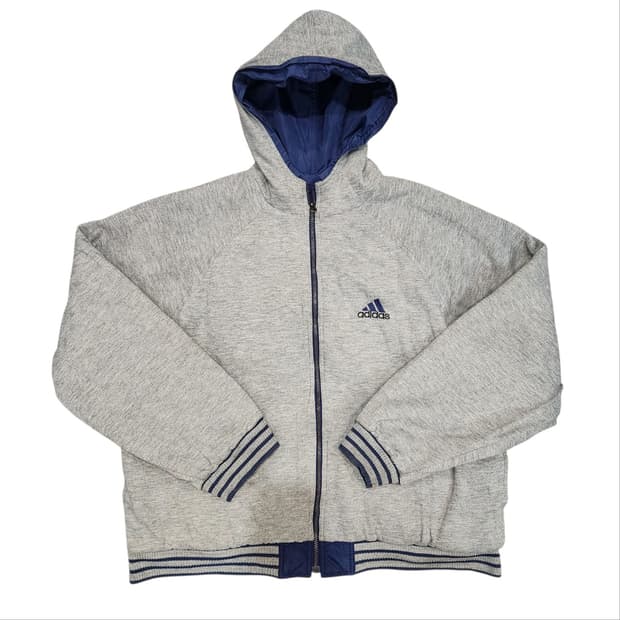 아디다스 리버시블 후드 점퍼