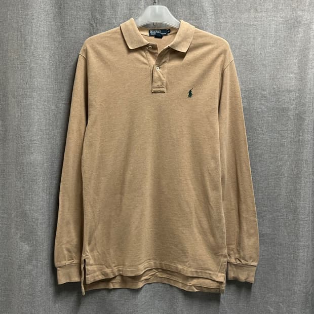 [M/해외] 폴로 랄프로렌 베이지 롱슬리브 긴팔 카라티