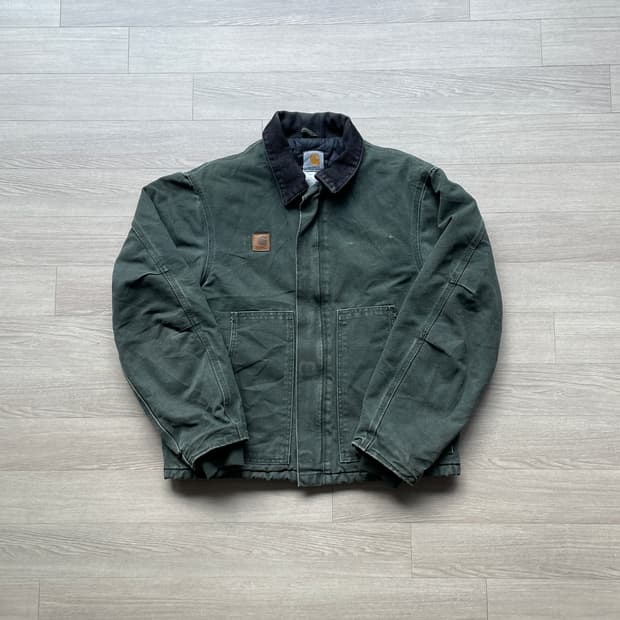 칼하트 J22 mos 모스 그린 디트로이트 아크틱 자켓 빈티지