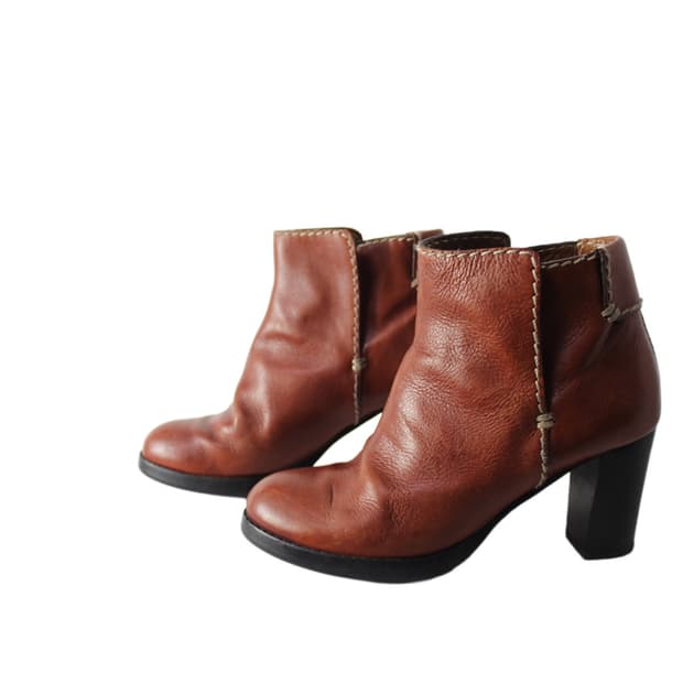 Chloe Leather Ankle Boots 끌로에 레더 앵클 부츠