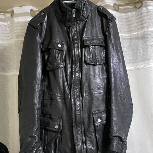 빈티지 양가죽 레더자켓