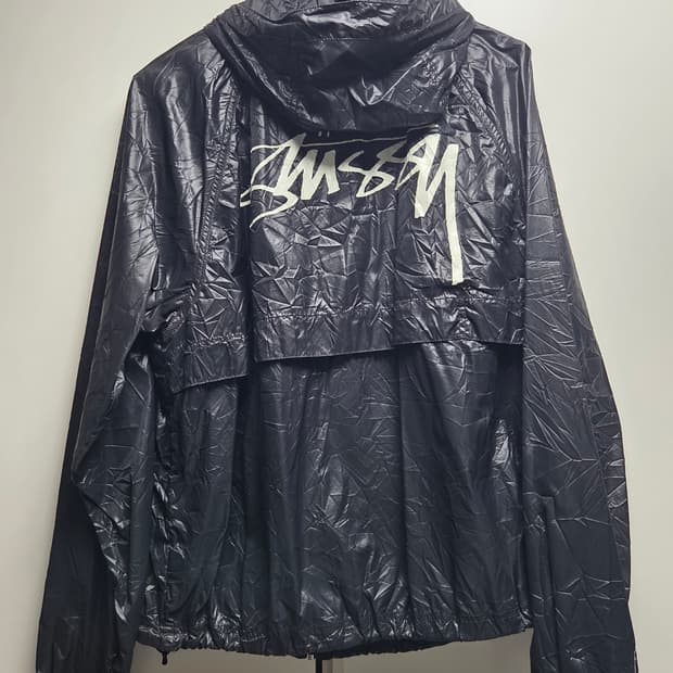 스투시 비치 쉘 링클 나일론 블락 m