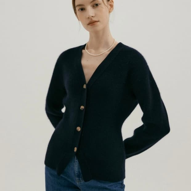 시에 sie 버킨 가디건(딥네이비)