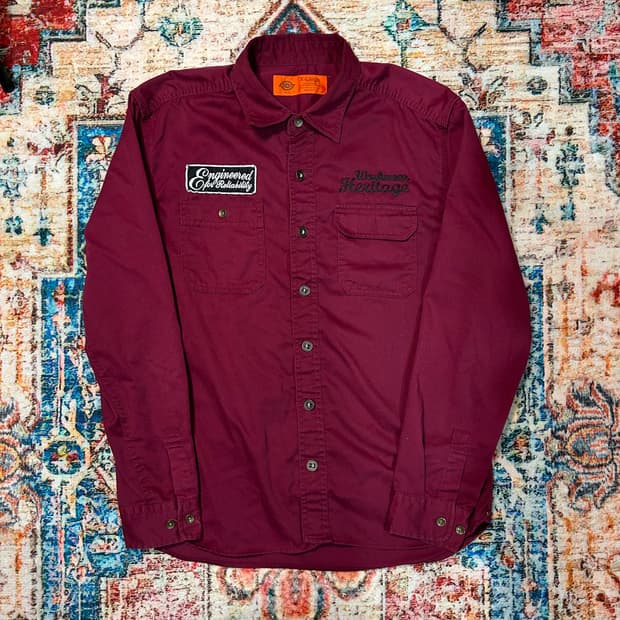 [L] 00s 디키즈 자수패치 워크셔츠