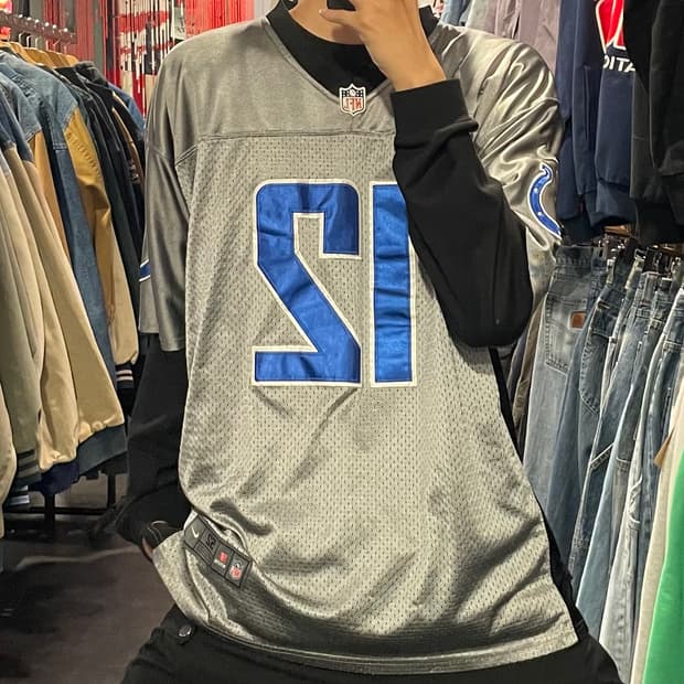 [IM] NFL 인디애나폴리스 콜츠 No.12 LUCK 그레이 반팔져지