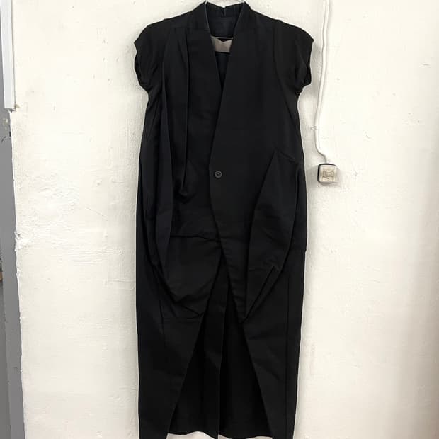 릭오웬스 2016 SS 런웨이 드레스 코트