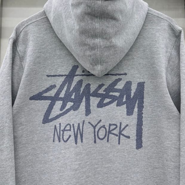 스투시 00s 뉴욕 빅로고 후드티