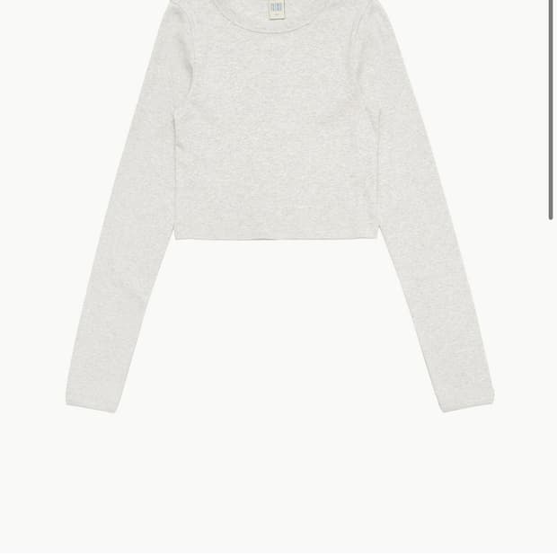 flore flore Max Crop, Heather Grey