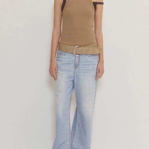 mmm jeans 스터드 썸머 데님 