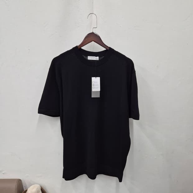 마인드브릿지 코튼 반팔 니트 110