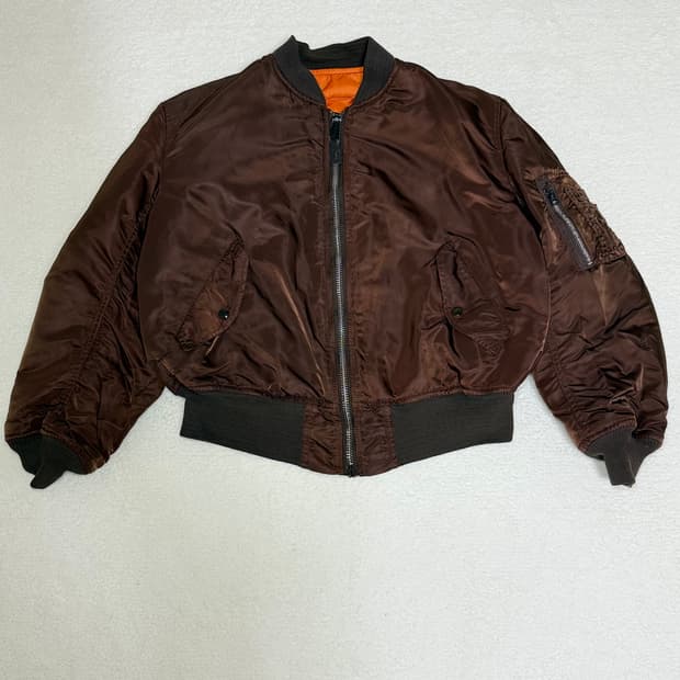 알파인더스트리 MA-1 봄버 자켓 L