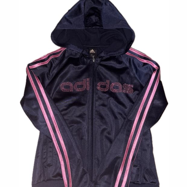 아디다스 네이비 핑크 큐빅 져지 