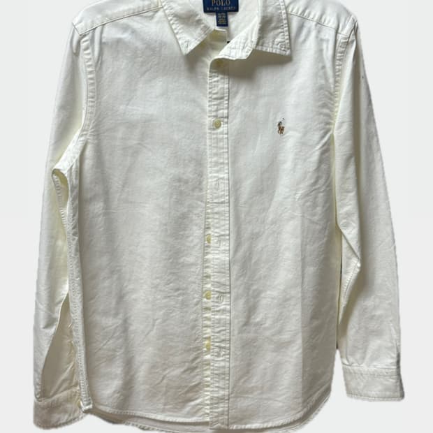 (W) 폴로랄프로렌 화이트 옥스포드 셔츠