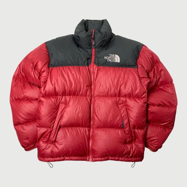 [S/정품] 노스페이스 700 레드 눕시 패딩