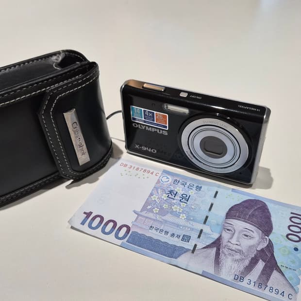 작례O 초소형 웜톤 감성 올림푸스 x-940 디지털카메라 빈티지 디카