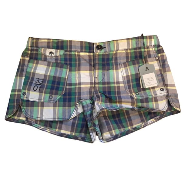 G-STAR RAW 숏팬츠 체크 반바지 33 01(25)