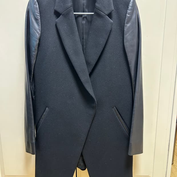 Theory 띠어리 울레더 믹스 코트 