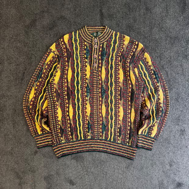 잉글리쉬 컷 이태리 메리노 울 니트